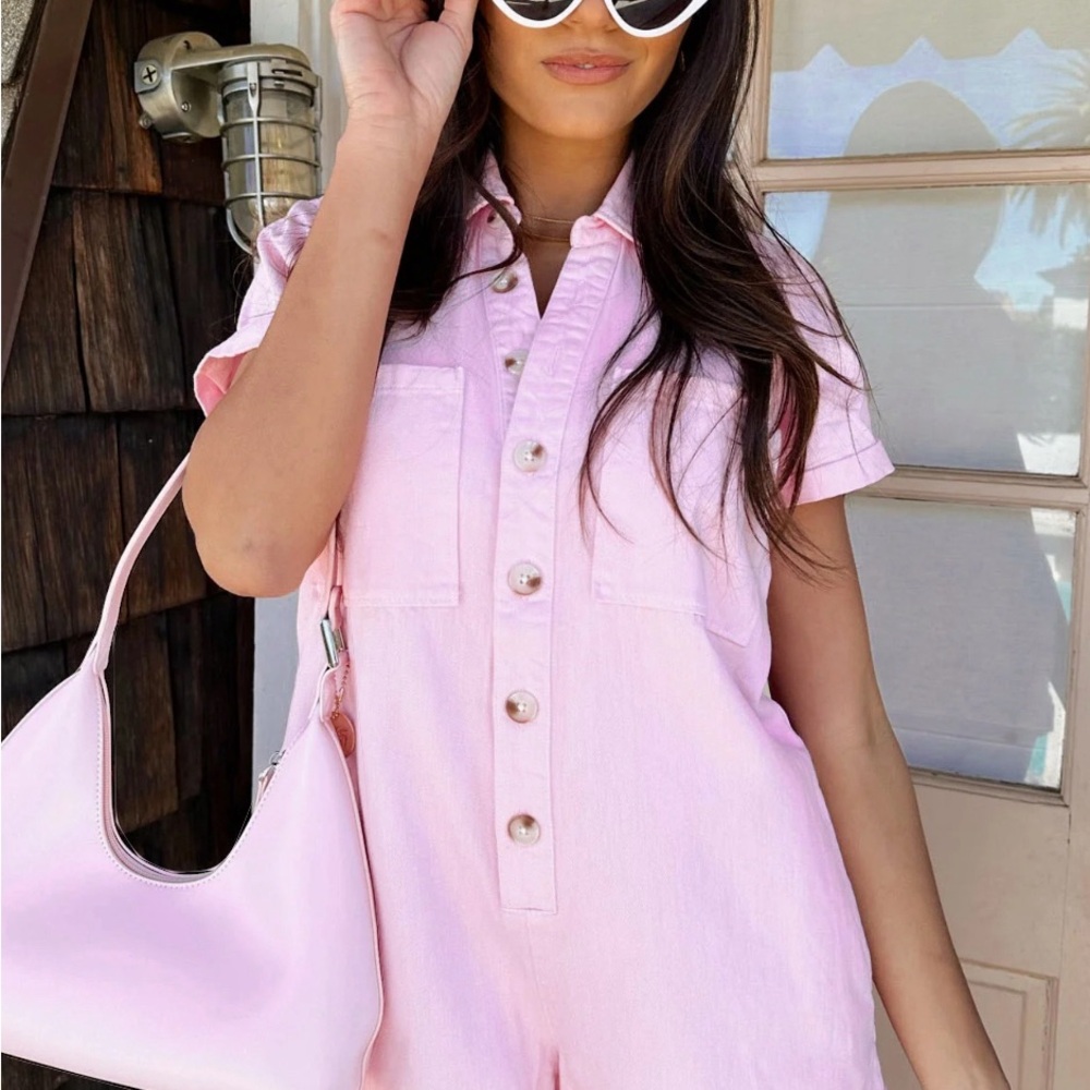 NWT Show me your mumu range romper in candy pink
